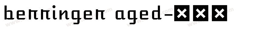 berringer aged字体转换